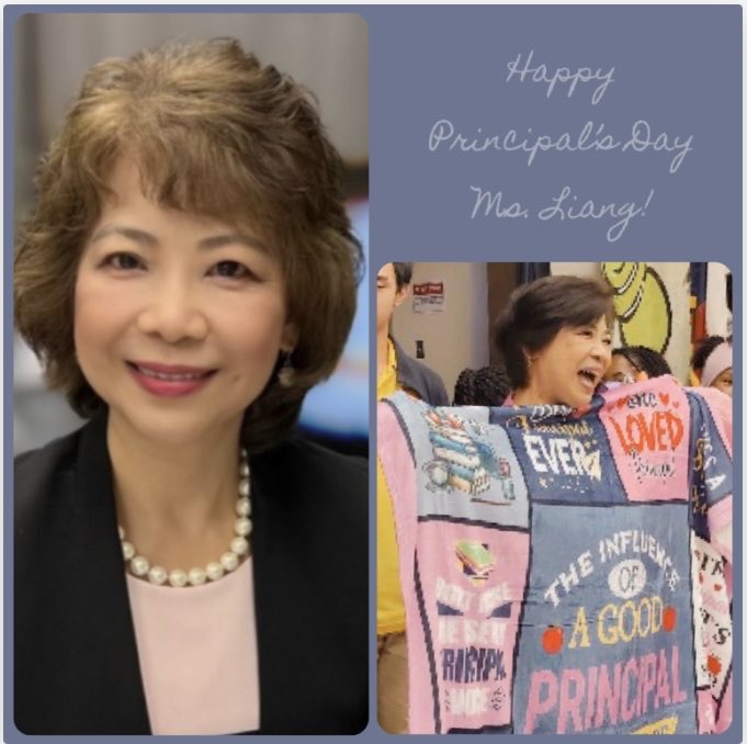 STAFFORDSTEM's tweet photo. Happy Principal’s Day to Ms. Ginny Liang!
She was celebrated by her faculty and students with an outpouring of love of student made flowers, cards, a Principal’s blanket, balloons and tea. Thank you Ms. Liang!
@StaffordMSD @STAFFORDSTEM https://t.co/wAC7M7VYiR