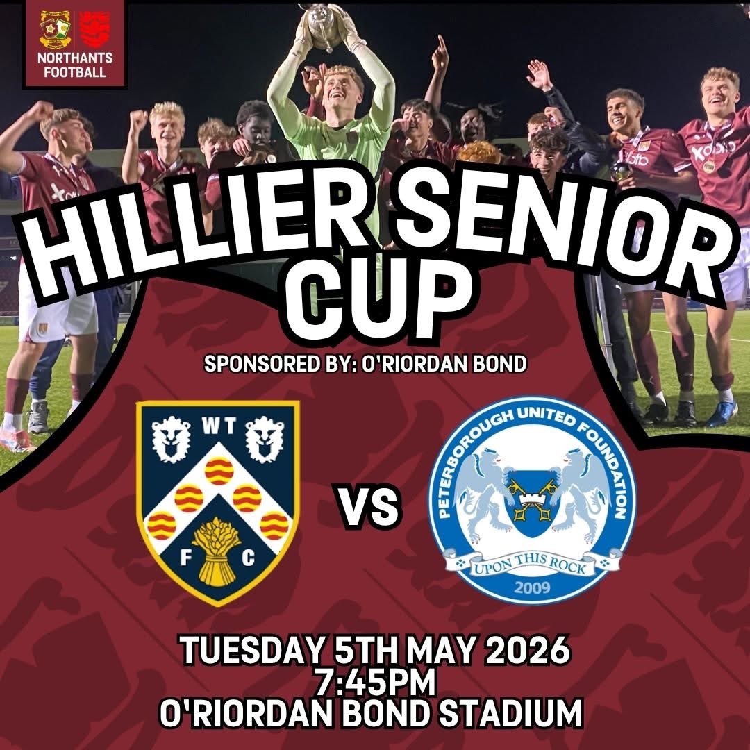 doughboys_wtfc's tweet photo. Planning to attend the @NorthantsFA Hillier Senior Cup Final tomorrow?

A reminder that this fixture is being played at @ClubSileby.

📍 Sileby Rangers, Fernie Field, Talavera Way, Northampton NN3 6FR

🎟️ Adult £6 | Concession £3 | Under 18 £3 | Under 12 FREE

#TheDoughboys💙💛 #CupFinal