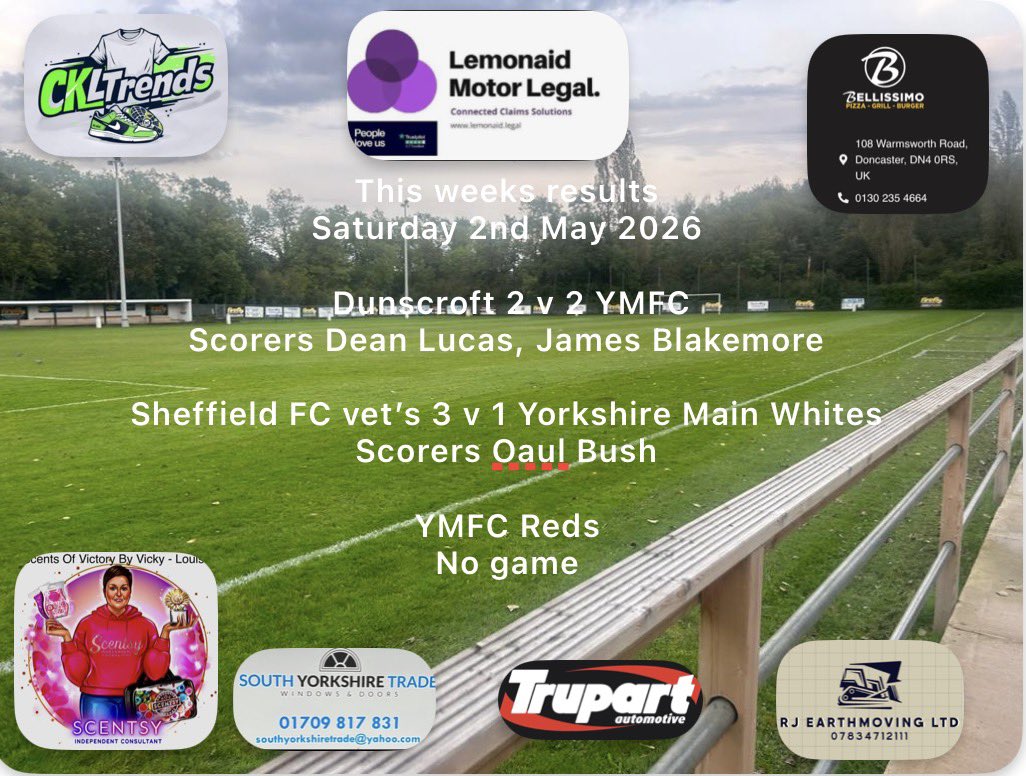 Yorkshiremainfc's tweet photo. Saturdays results https://t.co/AMdjvthIp0
