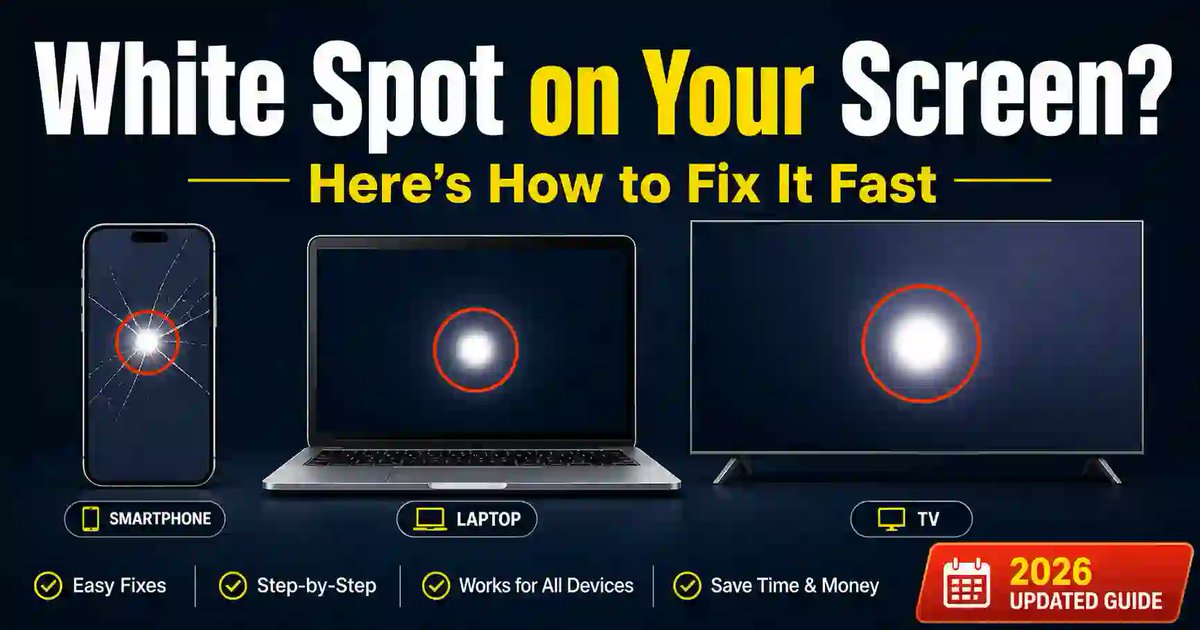 pavankumar_ind's tweet image. ⚪ White spot on your screen?

Could be pixel damage or pressure issue 👇

Fix it fast with these simple steps:
nexdigit.com/white-spot-on-…

#TechTips #ScreenFix #Nexdigit