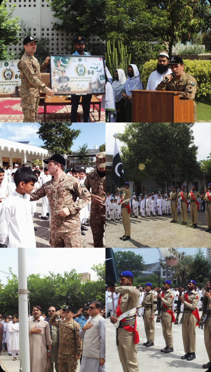AhmadKhan1178's tweet image. پشاور میں “معرکۂ حق” کے تحت پروقار تقریب، تلاوتِ قرآن پاک، پرچم کشائی، قومی ترانے اور ملی نغموں کے ذریعے طلبہ و اساتذہ نے حب الوطنی اور قومی یکجہتی کا بھرپور اظہار کیا، جبکہ اختتام “پاکستان زندہ باد” کے نعروں سے ہوا۔ 🇵🇰 #معرکہ_حق #Peshawar #PakistanZindabad #NationalUnity