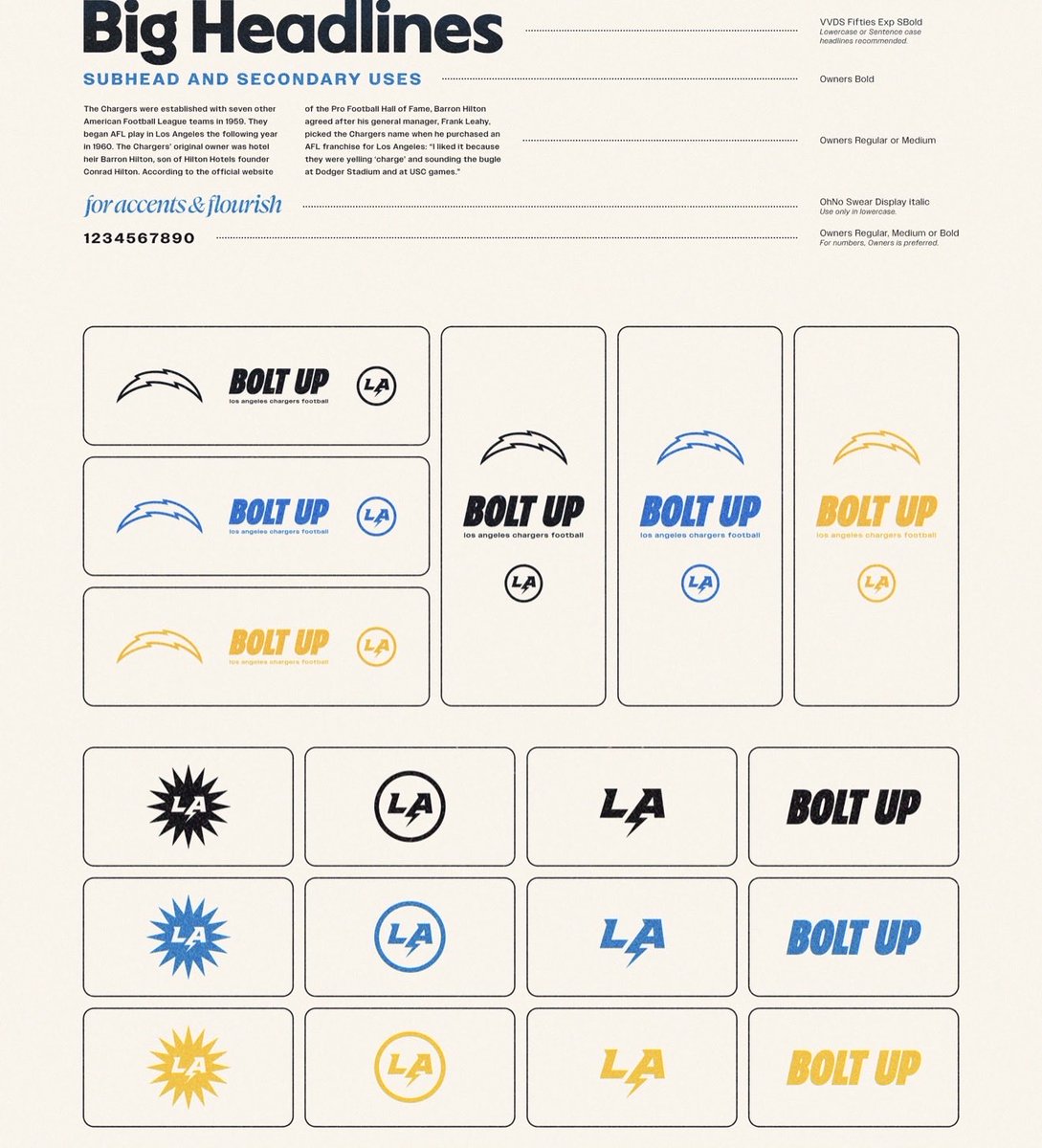 The Chargers brand portfolios possibly remain as my favorite in the NFL

I highly recommend perusing through their 2024-25 brand redesign, it’s heavily praised in the creative space (full portfolio linked below)