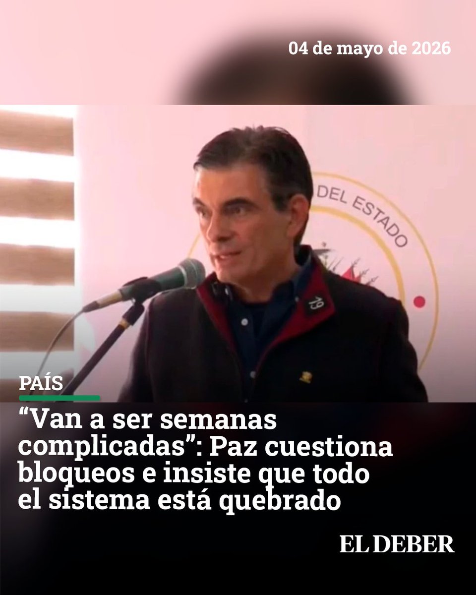 EL DEBER tweet media