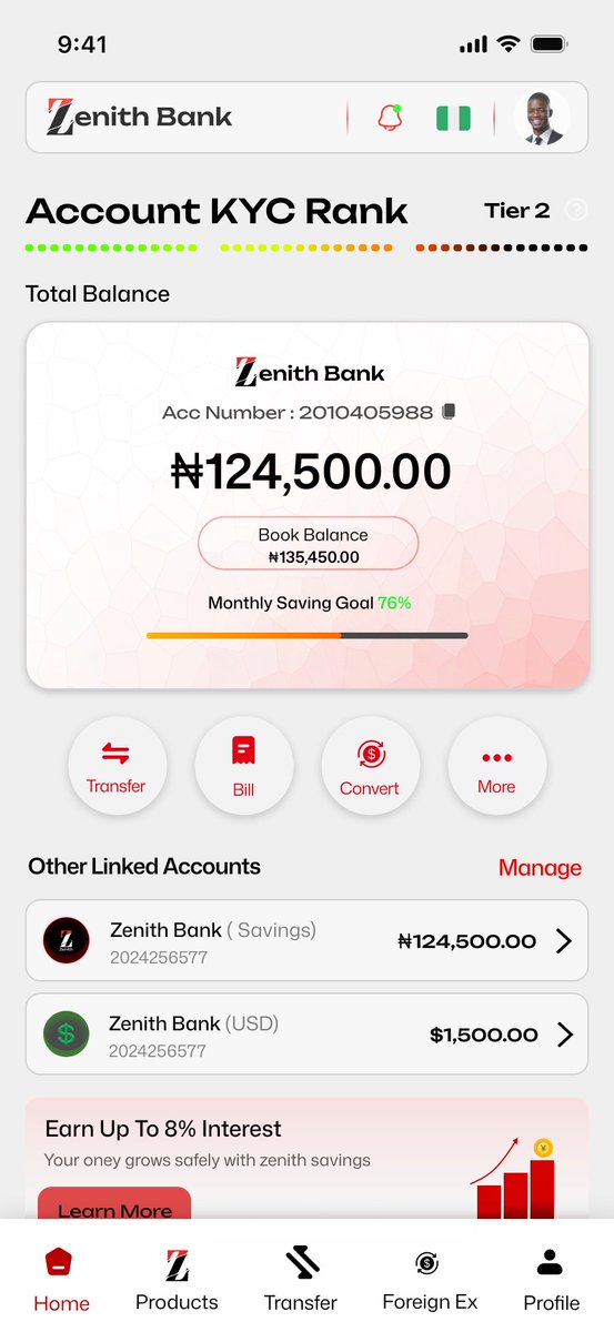 ToureUI's tweet photo. Nigerian banking apps aren’t designed.
They’re translated.
Branch experience → mobile screen.
Dark mode = focus
Light mode = clarity
Same UI.
Different user intent.
#uidesign #designhelp https://t.co/M4FA5G7eYY