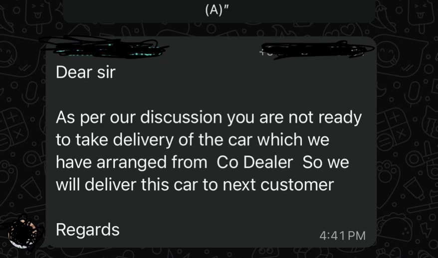 aideepak1's tweet photo. A 2026 @KiaInd  Seltos was presented to me for delivery with odometer tampered.
Dashboard: 20 km
OBD actual: 941 km
Dealer admitted driving it 750 km with meter disconnected. Said “very common practice.”
I refused. Dealer’s response: “we’ll give it to next customer.”

🧵👇 https://t.co/vKuUxLu3AQ