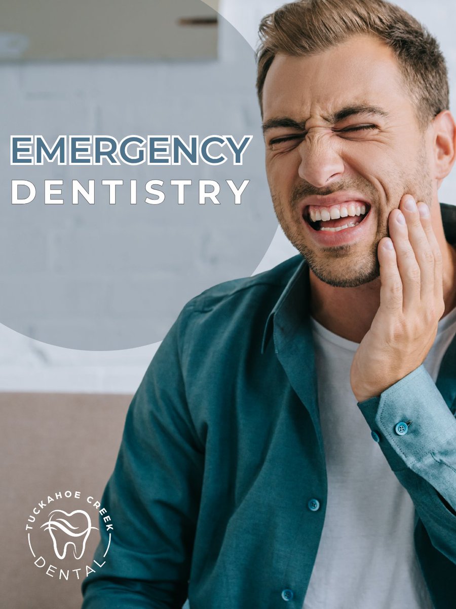 tuckahoedental's tweet image. Dental issue that can’t wait? We’ve got you. 🦷

Whether it’s tooth pain, a broken tooth, or something unexpected, our team at Tuckahoe Creek Dental is here to get you seen quickly and feeling better fast. 💙

🌐 | vist.ly/42wpp

#DentalEmergency #Dentist #LocallyOwned