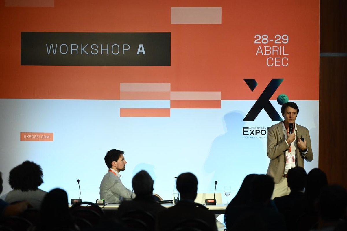 poincenotstudio's tweet photo. Dentro del marco de @ExpoEFI , dimos el Workshop "Crypto, más allá de los Pagos".

En la charla brindada por Carlos Mendive - Head de Lending, y Francisco Mayora - Trading Officer, compartimos una idea central: la convergencia entre finanzas tradicionales y crypto es una realidad cada vez más abarcativa.

El uso de activos digitales como colateral programable, automatización financiera, monitoreo en tiempo real y nuevos modelos de lending e inversiones respaldados por infraestructura crypto para potenciar productos financieros existentes.

También exploramos casos concretos como:
• cuentas remuneradas en stablecoins y otras crypto monedas
• lending fiat/pesos-crypto con esquemas de escrow
• nuevas oportunidades para bancos, fintechs y empresas

Desde Poincenot conectamos los protocolos DeFi con los canales financieros tradicionales, permitiendo a bancos, fintech y empresas robustecer su capacidad operativa y enriquecer su propuesta de valor, simplificando la complejidad del ecosistema crypto en soluciones listas para operar y crecer.

#Poincenot #Climb #Fintech