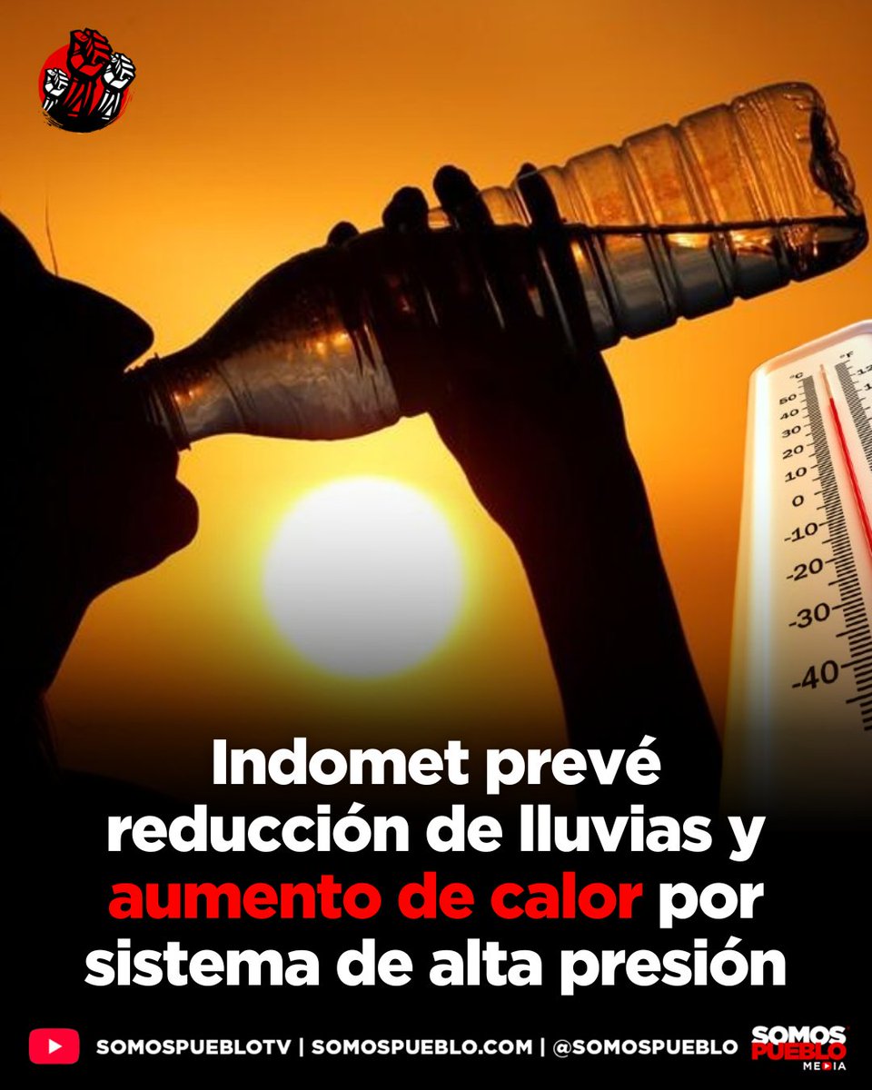Tras varios días de precipitaciones constantes, el Instituto Dominicano de Meteorología (Indomet) informó que un sistema de alta presión comenzará a dominar las condiciones climáticas sobre el territorio nacional. Este fenómeno aportará una masa de aire relativamente seca y