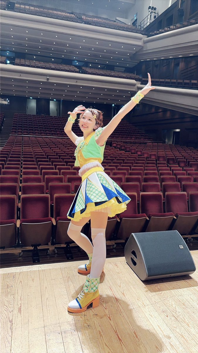 #オケカツ！2026 -Anniversary Baton-ありがとうございました💛💚
初めてのオケカツ！相棒は、かなでした🧡
アニマルカーニバルすっごく楽しくてのびのびとジャングルをみんなに届けれた気がする🌳🍃
大好きなメンバーたちと素敵な演奏を感じながら歌えて本当に楽しかった！
オケカツ！最高！
#aikatsu