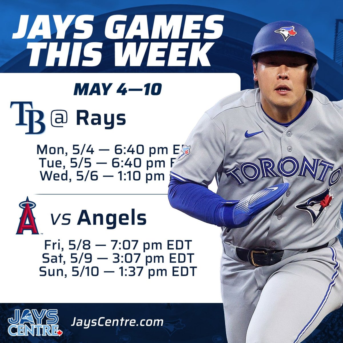 jays_centre's tweet image. How many games will the Jays win this week? 🤔 #bluejays #toronto #BlueJays50