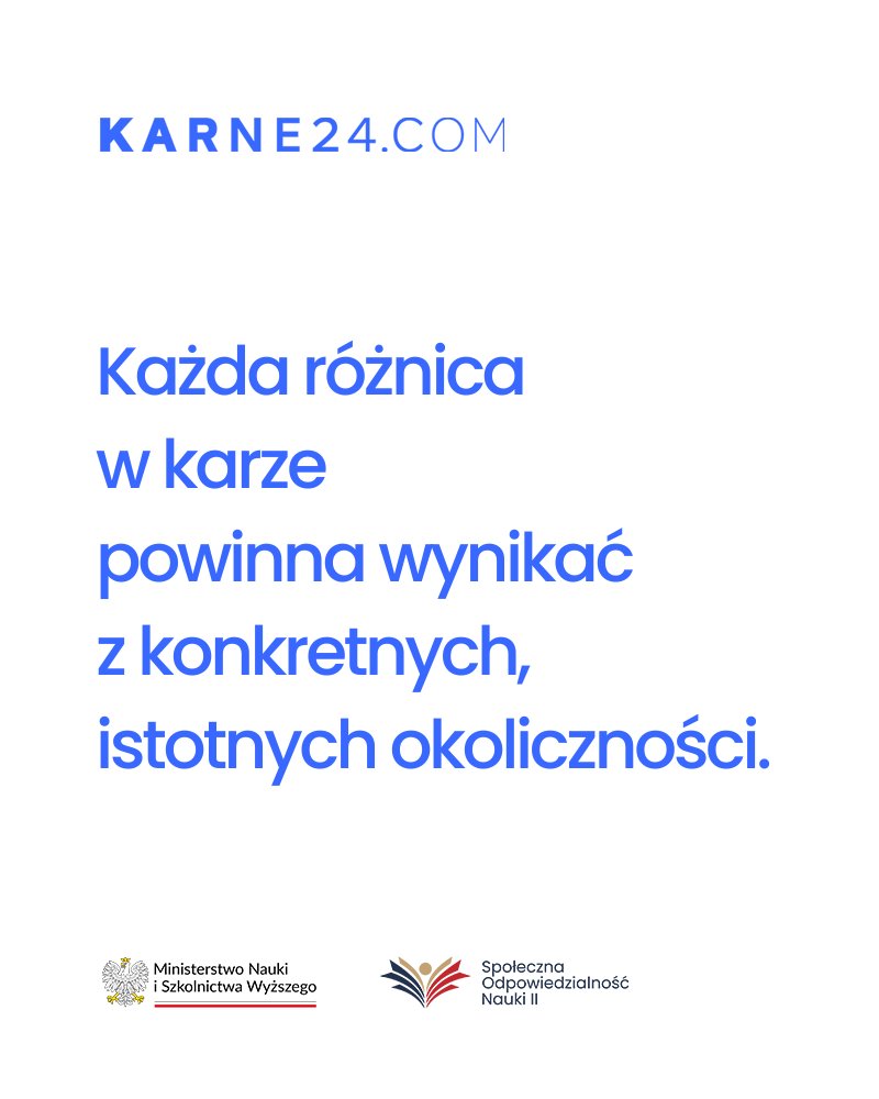 karne24com's tweet photo. Czy dwie osoby, które popełniły bardzo podobne przestępstwo, powinny zawsze otrzymać taką samą karę? Artykuł przygotował dr Daniel Kwiatkowski z Uniwersytetu Jagiellońskiego.
👉 https://t.co/UN9xTNBsyi https://t.co/2pjZsPAM1Z