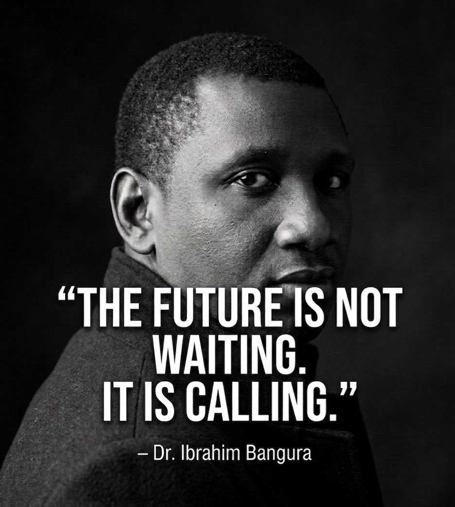 Dibrahimbangura's tweet photo. The call to serve is not for the comfortable, but for the courageous. Those willing to rise beyond self and stand for the people. The future is calling, and service is the only true response.

Heal, Unite and Build

#DIB https://t.co/1TtXBAeMcv