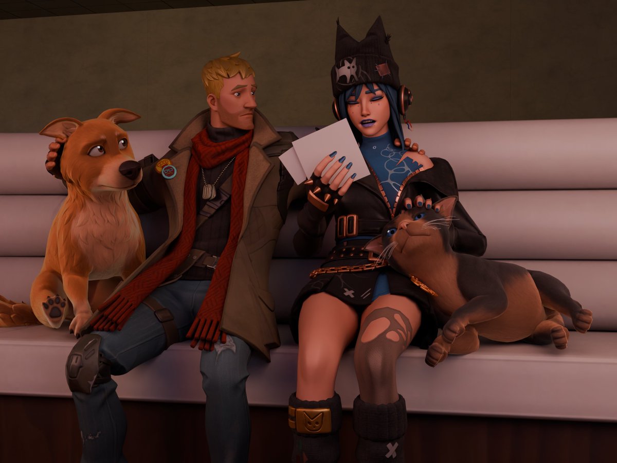 InCoR_Niko_YT's tweet image. A father's comfort and loving care for his daughter💙🖤//

- All Likes &amp;amp; Reposts are appreciated, but some Hope hugs will help to make Hope feel better🫂💙🖤

#Fortnite #FortniteArt #FortniteFanArt #Hope #Jones #render #b3d