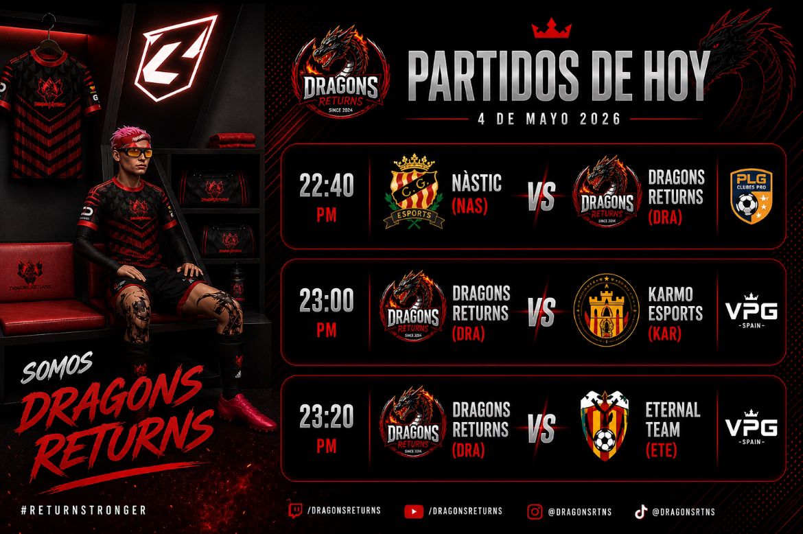 RedDragonsCf's tweet photo. ¡Con ganas de volver al verde! 🔥

🔸️@PLG_Spain 
🔹️@VPG_Spain 

#GoRedDragons 🐉 https://t.co/E7xKLV2e3w
