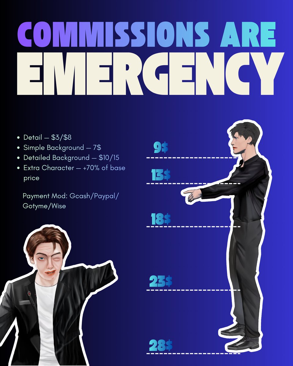 Arts101Ky's tweet photo. Emergency Commissione‼️ #artist #commission #art #kyoart #artstyle #drawing #wast #Europe #International #draw https://t.co/6Rwg4K9IaS
