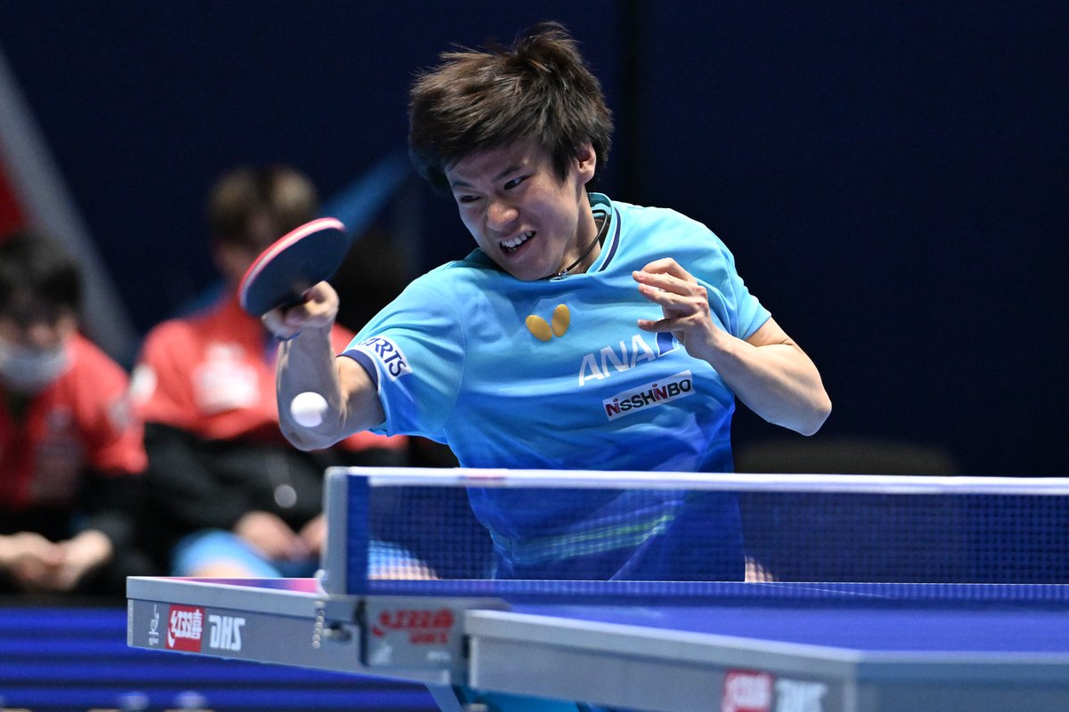 Rallys_pingpong's tweet photo. 日本　3-1　ベルギー

2番で張本智和が落とすも、大事な3番の戸上隼輔がきっちり勝利。4番で張本が決勝点あげた。

#卓球 #世界選手権 #ロンドン大会 #TableTennis #ITTFWorlds2026 https://t.co/7QZNoDBdFr