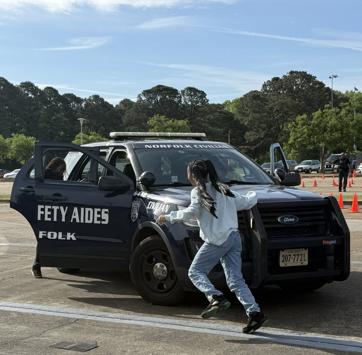 NorfolkPD's tweet image. We kicked off National Youth Traffic Safety Month with a great event at Lake Taylor High School on Friday – talking smart choices, safe driving, and the power of teens leading the way. Proud to partner with our community to keep young drivers safe. #TrafficSafety #NorfolkVA