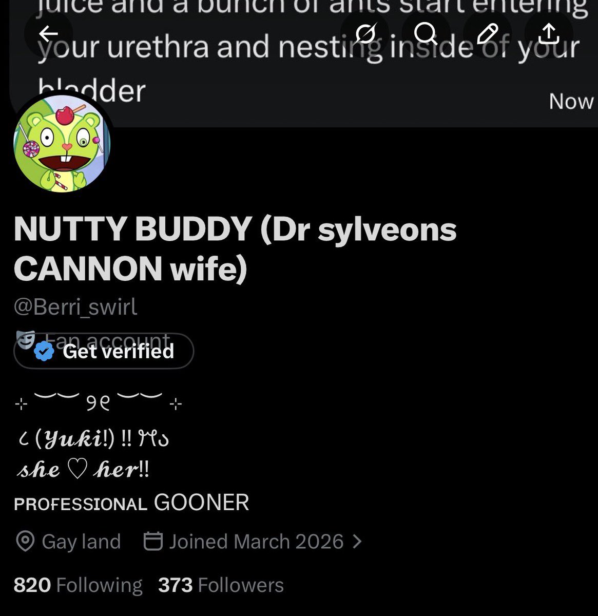 NUTTY BUDDY ( BORIS’S CANNON WIFE) tweet media