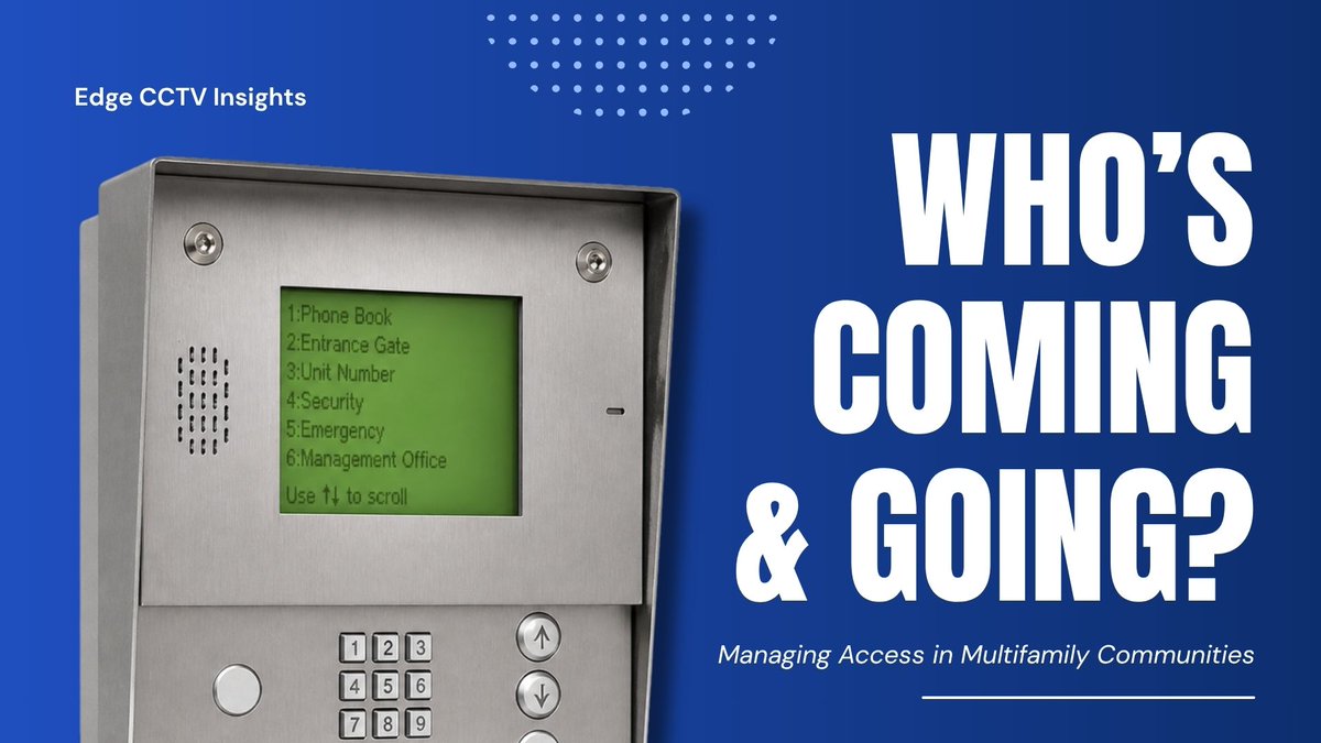 EdgeCCTV's tweet image. Shared gate codes create more risk than convenience.
If you can’t track who enters your property, you’ve got a problem.
See how modern access control + surveillance fix it: edgebusinesssecuritycameras.com/multifamily-ap… #propertymanagement