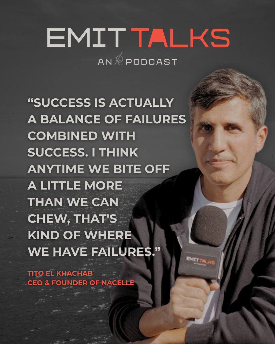 emittalks's tweet photo. Failure is not separate from success. It’s part of how it’s built.

🎙️ Full conversation on EMIT TALKS
📍 YouTube | Spotify | Apple Podcasts https://t.co/Gp6kbvOOoY