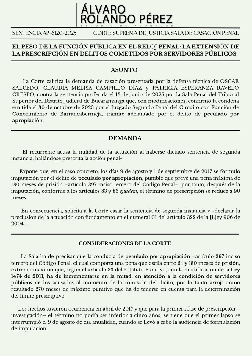 Álvaro Rolando Pérez |• Estudio De Abogados tweet media