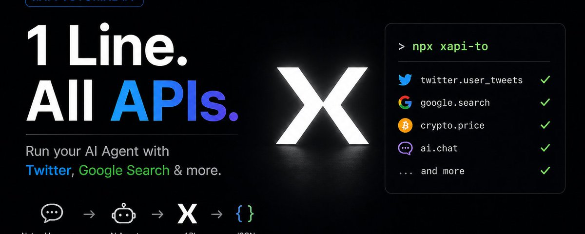 Xapi Api Icon xAPI 教程1: 如何让你的 Agent 通过 xAPI 调用任意 API | 0xAA (@0xAA_Science) on X