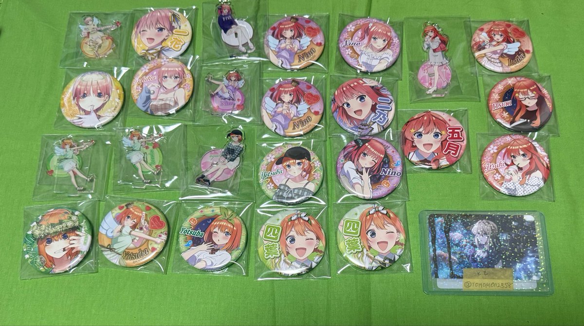 五等分の花嫁 あにしゅが Anisugar プリン 缶バッジ 中野三玖 バニー 五等分の花嫁 ～花めく彼女と春のひと口Anisugar あにしゅが SPECIAL