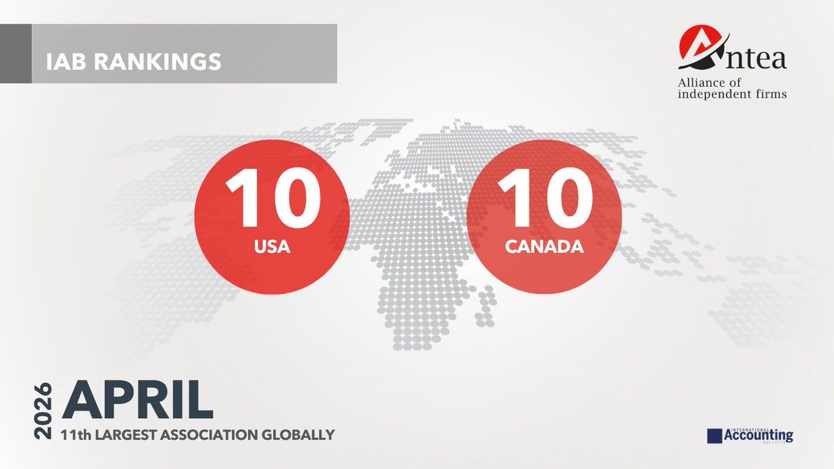 AnteaAlliance's tweet photo. We’re excited to share the latest IAB Survey results for North America, highlighting Antea’s continued progress across the region.

👏 Thank you to all our members in the USA and Canada for your commitment and dedication.

#IABRankings #AnteaAlliance #NorthAmerica https://t.co/SQWitkPXrQ
