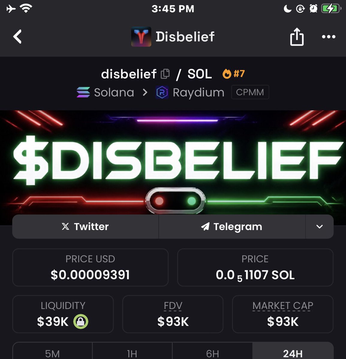 EmpirePro_'s tweet photo. While people stare in $DISBELIEF  we keep printing on this!

You seen the market cap?
Community?
All through the roof!!!!

You can just keep staring in $DISBELIEF or join the next big ticker! https://t.co/5bkfng8DXM