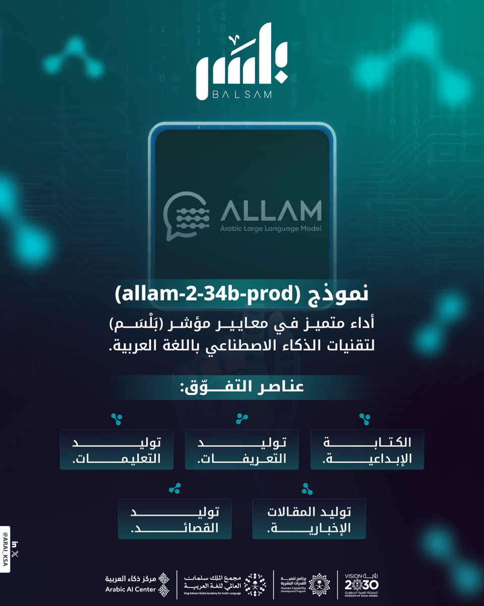مركز ذكاء العربية tweet media