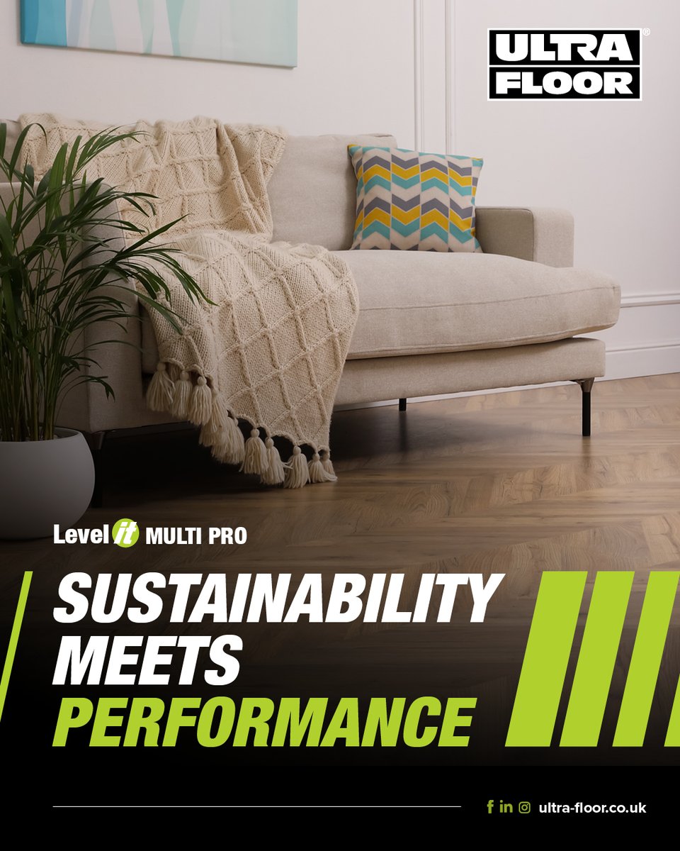 Ultra_Floor's tweet image. Sustainability meets performance 🌱

Level IT Multi Pro is formulated with Envirobead® technology, incorporating 20% recycled material—helping you deliver high-quality results with reduced environmental impact.

🔗 instarmac.co.uk/products/ultra… 

#SustainableConstruction #EcoFriendly