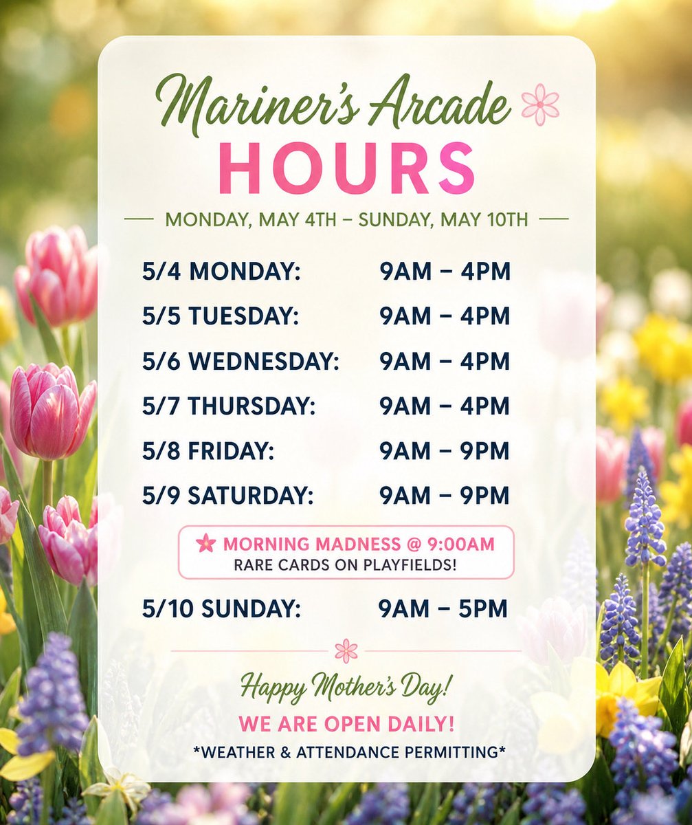 Mariner's Arcade tweet media