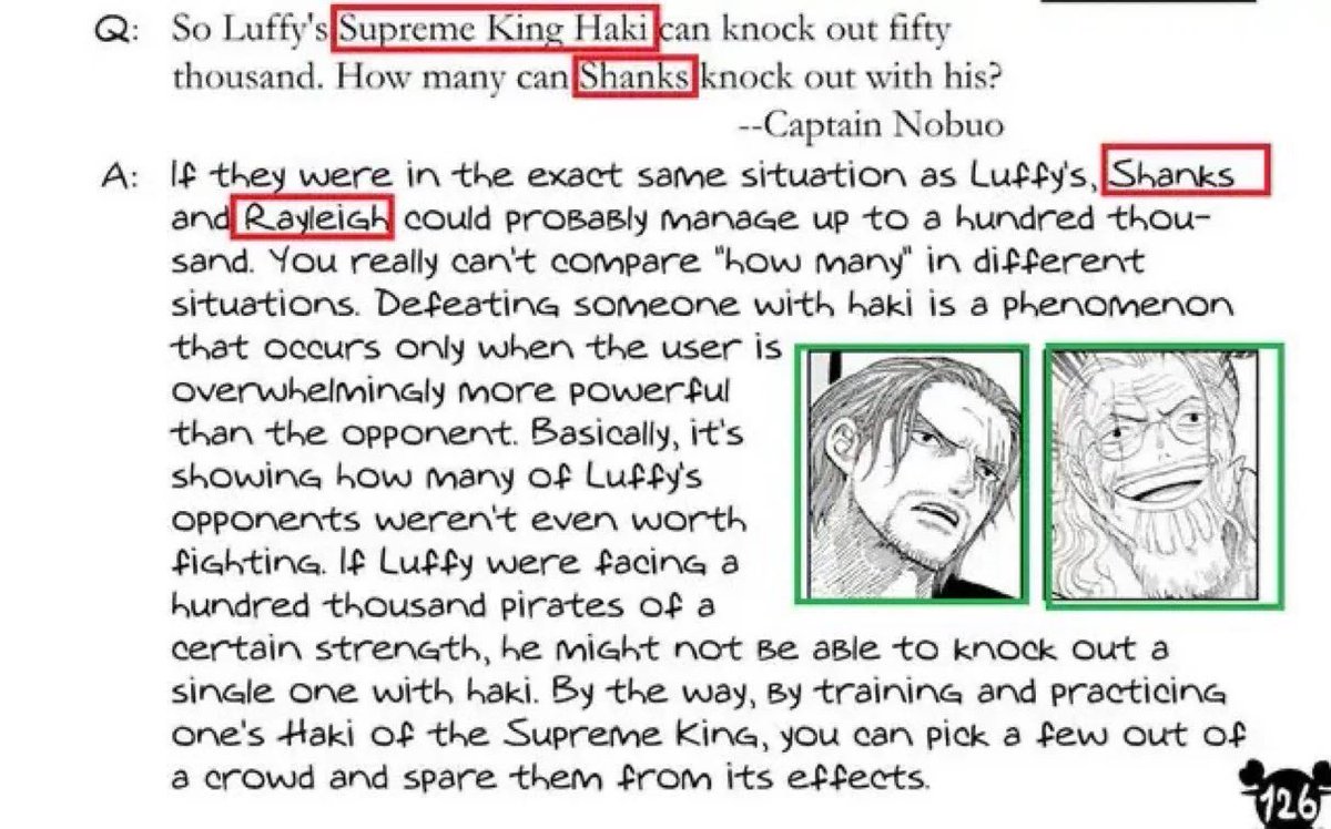 gabjoestar's tweet photo. Meanwhile from Oda words, Shanks haki = old Rayleigh’s https://t.co/0WClrqIoRp