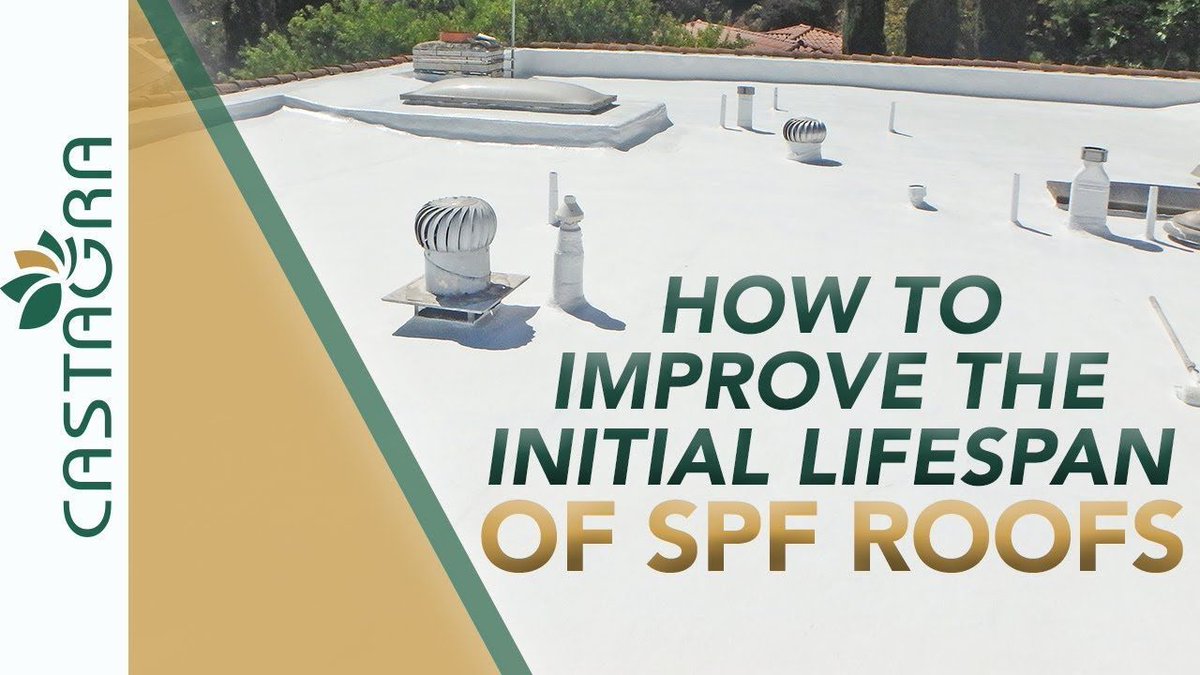 castagra's tweet image. Coated SPF is a great system for maximizing your building efficiency, but it's usually dismissed as a short-term solution. Luckily, you can dramatically improve the initial lifespan of SPF roofs using Ecodur Roof Coatings!

youtube.com/watch?v=WpH2ui…

#roofing #roofcoating