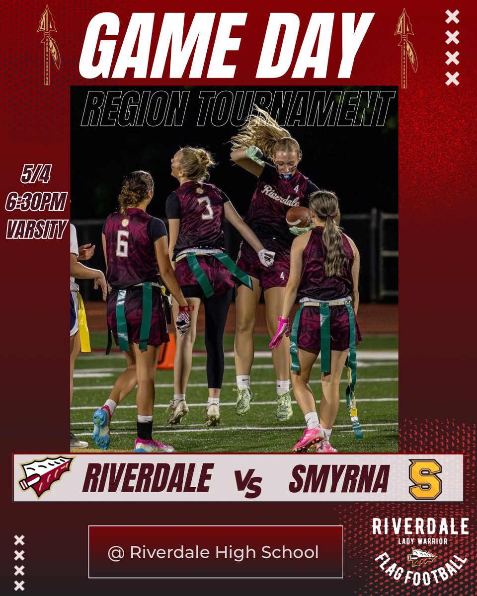 daleladyflag's tweet photo. Please come out and support the Lady Warriors tonight as we host the Smyrna Bulldogs in the first round of the Region Tournament tonight at THE DALE!!! 

📍 @RiverdaleHighTN 
⏰ 6:30 PM
 
🏹 🏹 🏹 

Winner travels to Warren County tomorrow night!! Lose and go home!!! https://t.co/rOEjGtrgew