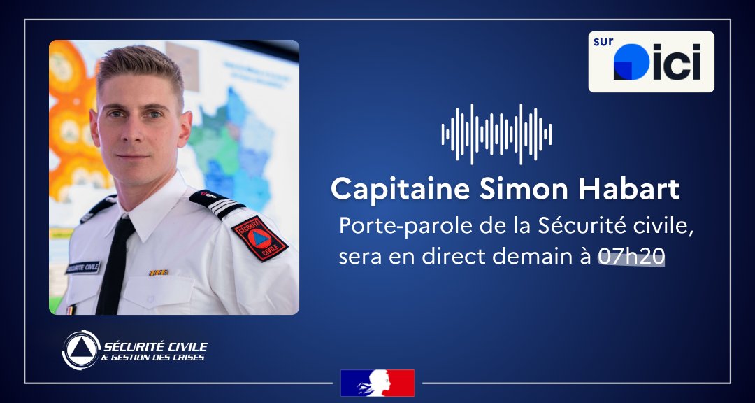 Porte-parole de la Sécurité civile tweet media