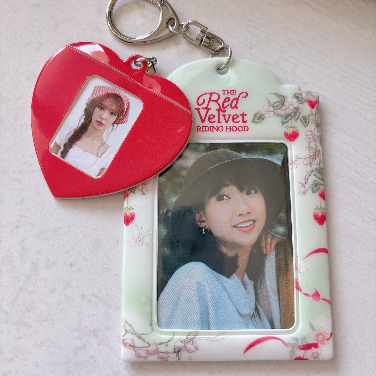 My Red Velvet ID holder arrived, so I placed Wendy's ID in, and