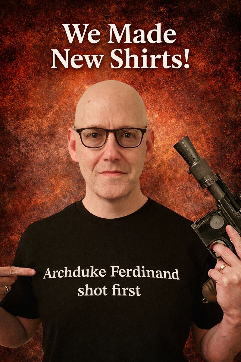 bradmeltzer's tweet image. For real, fellow history x Star Wars nerds. Order here: opctw.threadless.com. As always, all profits go to charity. Star Wars Day is every day! And no way did my friend Chris come up with this shirt. 
#starwars #starwarsday #giftideas #giftideasforhim