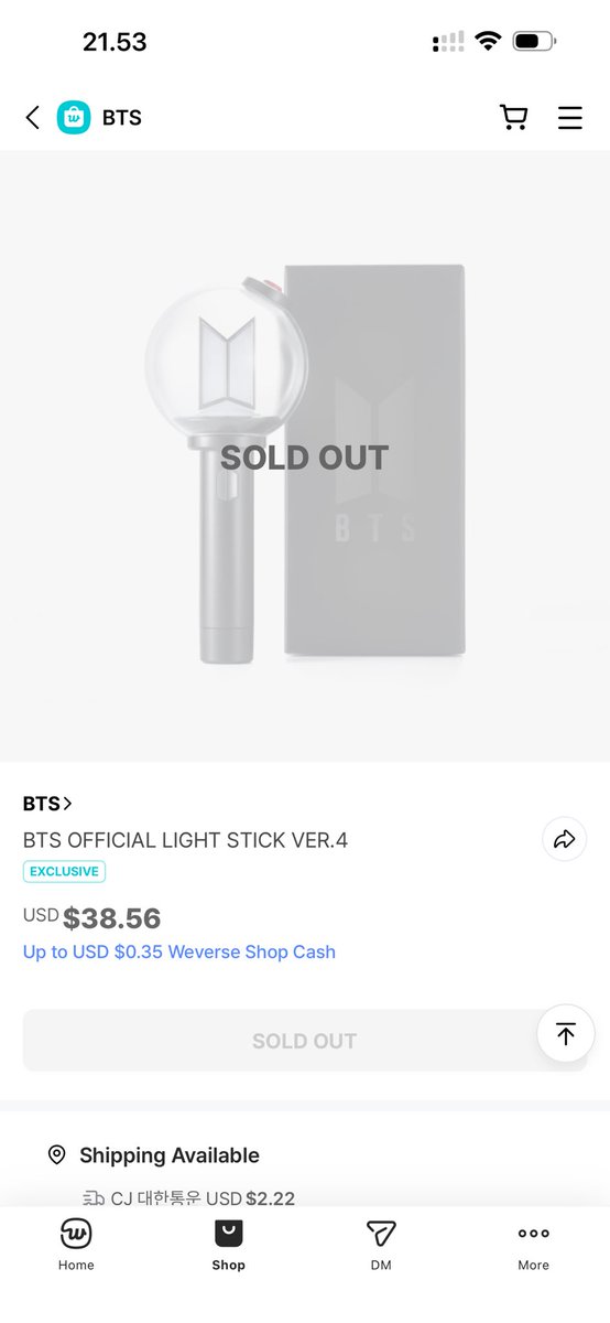 vivcorner's tweet photo. @weverseshop @BIGHIT_MUSIC  @HYBEOFFICIALtwt  3 months and still no restock??? 😤😤 I guess you’re not making money from BTS Lightstick that’s why you’re not selling… 😅😅 https://t.co/cC1wZEA0Ba