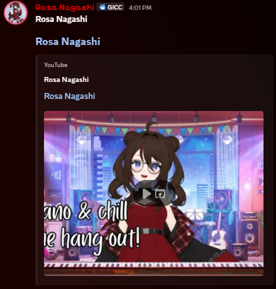 Rosa Nagashi🎹❤️ Vtuber/Musician/Miliastra Dev tweet media