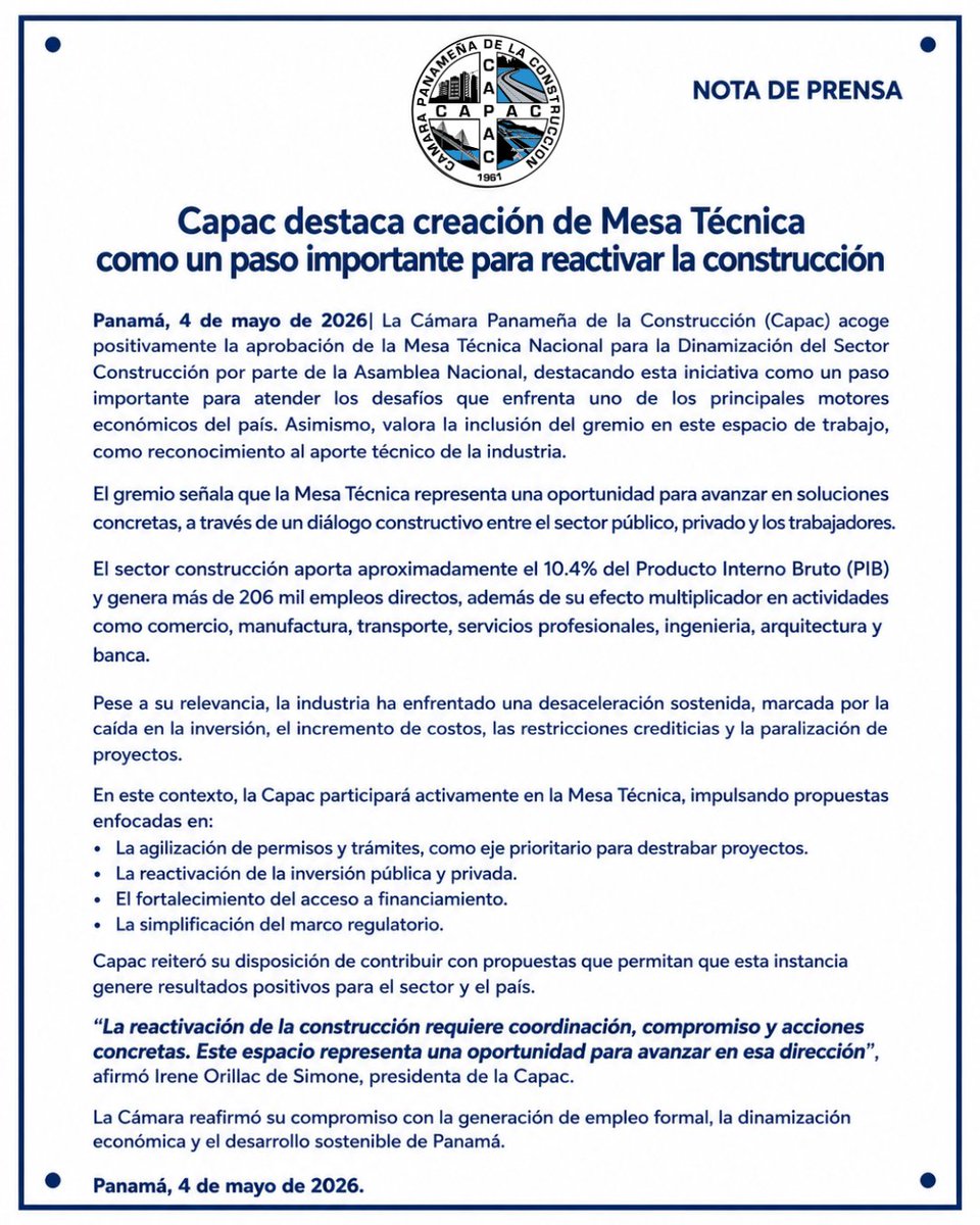 Capac Panama tweet media