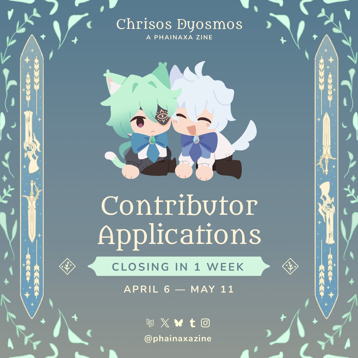 Chrisos Dyosmos: a Phainaxa zine ✧ tweet media