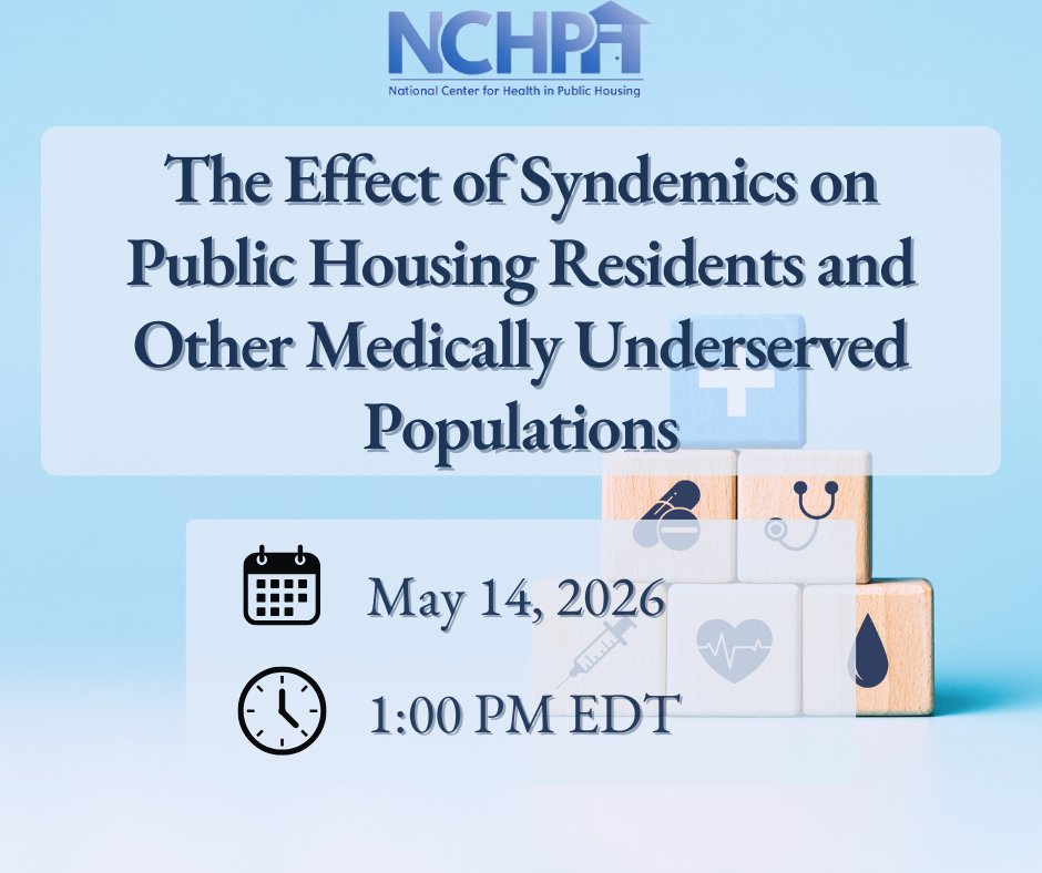 National Center for Health in Public Housing-NCHPH tweet media