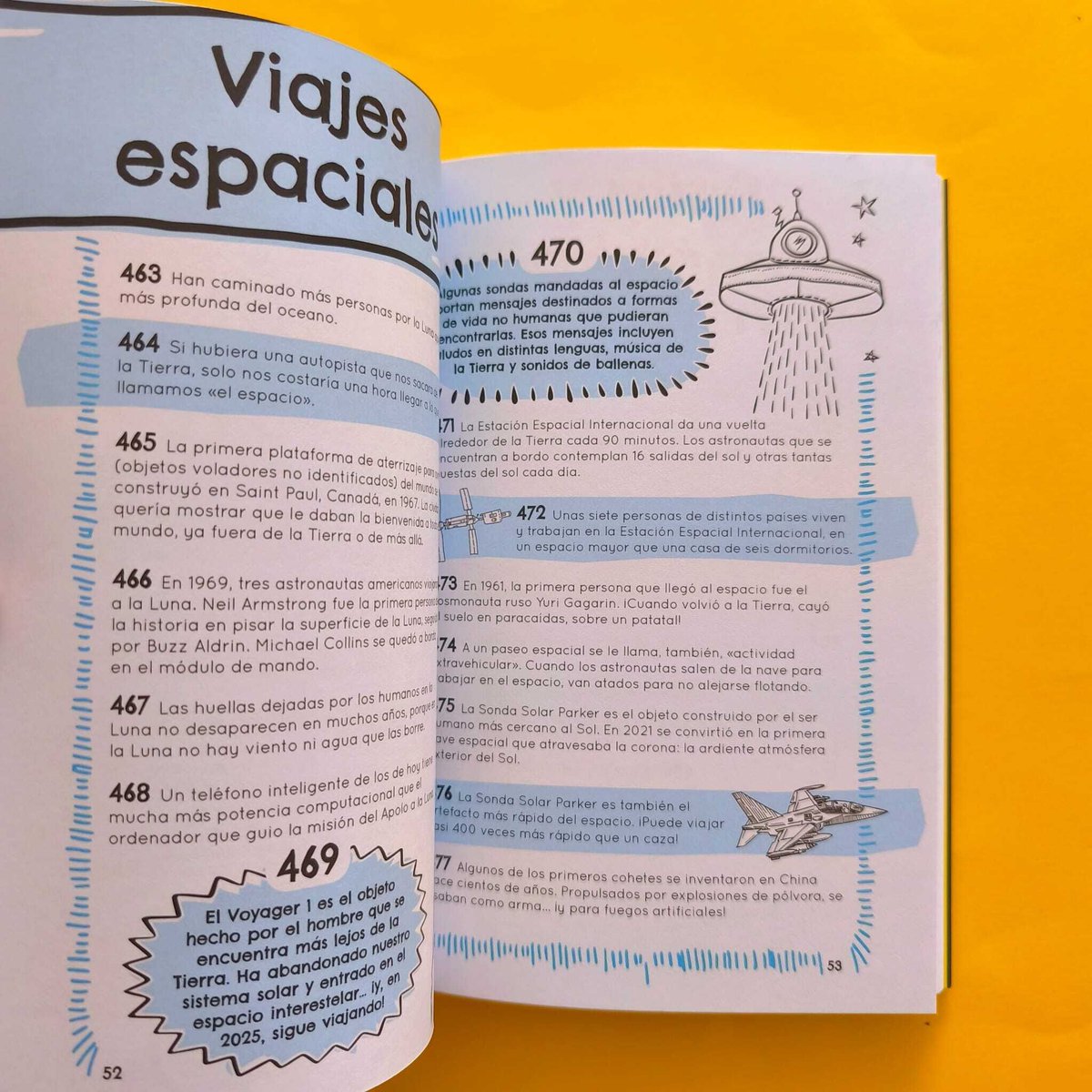 educacion3_0's tweet photo. #librodeldía. ¡El mundo está lleno de #curiosidades para todos los gustos! Desde animales que hacen cosas increíbles hasta comida que fue moneda y ahora viaja al espacio. Son solo algunas de las 1500 curiosidades que llenan este libro para menores de 9 años. @anayainfantil https://t.co/bEHXcLwMJg