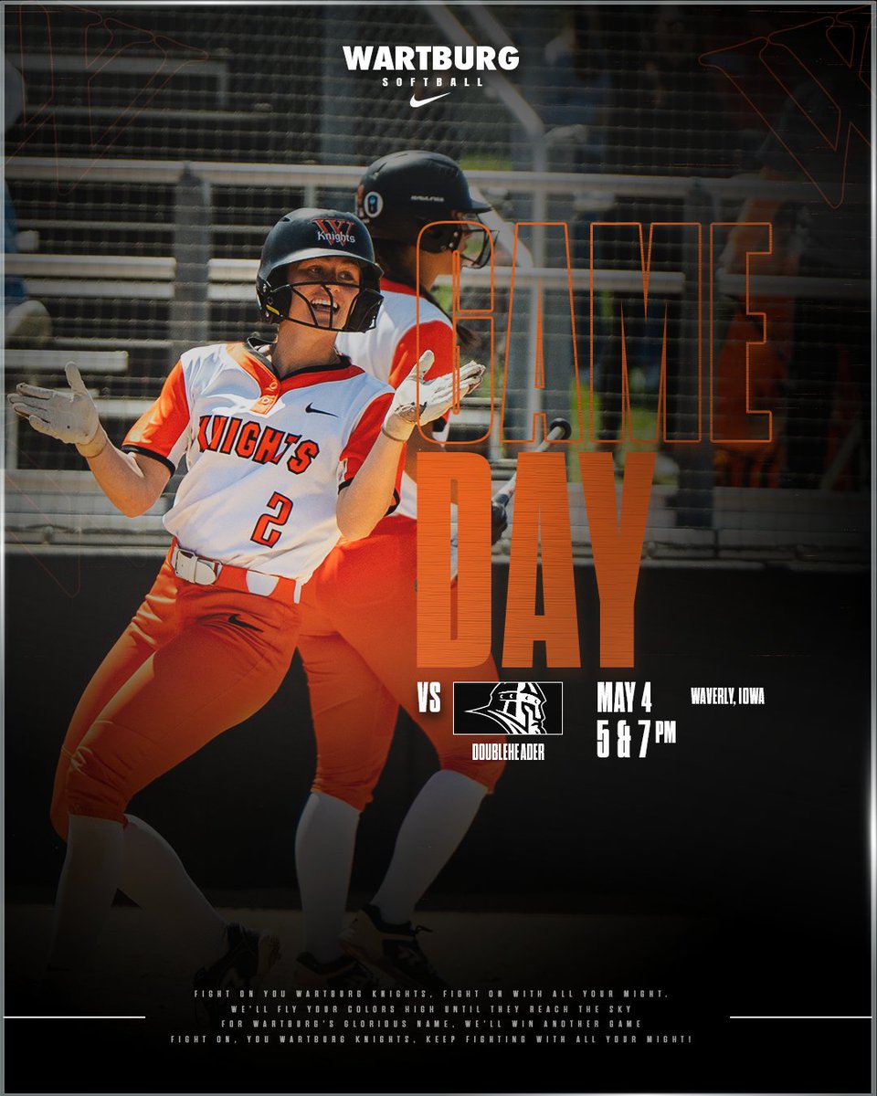WartburgKnights's tweet image. May the Fourth be with you⭐️

🆚Augustana (DH)
📍Waverly, Iowa
⏰5 &amp;amp; 7 PM
📊bit.ly/41hE4W9
📺bit.ly/4mDIFKJ

#GoKnights x @WartburgSB