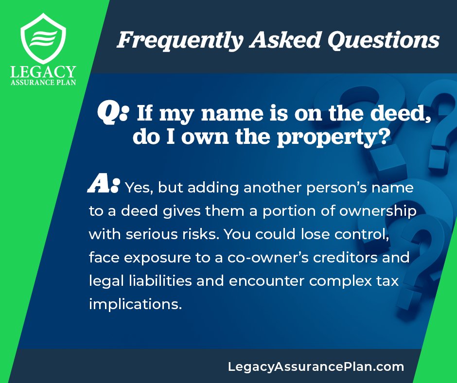 Think you automatically own property just because your name is on the deed? Think again!
Protect your assets with proper planning. ⬇️ Check the comments below to learn about safer alternatives to joint ownership!
#PropertyOwnership #LegacyAssurancePlan