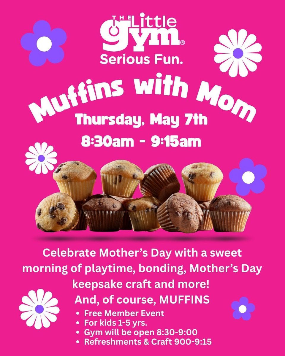 TLGSpring's tweet photo. Celebrate moms with us! ☕🧁 Enjoy fun crafts, coffee, muffins, and lasting memories. Join today and make unforgettable moments! #MomCelebration #FamilyFun #membersonly https://t.co/L5BPi9wqCh