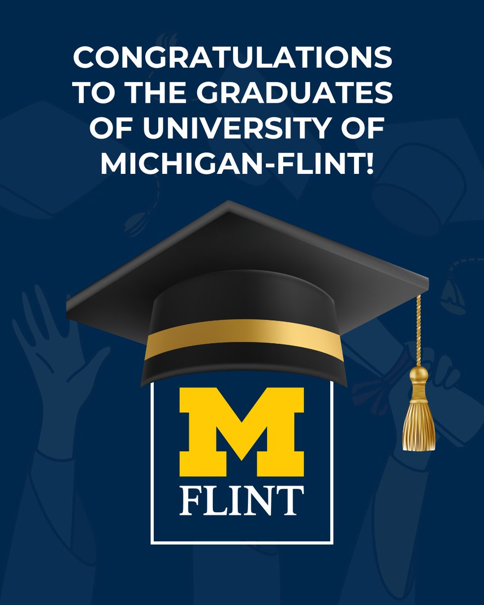 UMFlintGradProg's tweet photo. Yesterday, we had the honor of celebrating your graduation— We are proud to recognize all that you have accomplished and excited to see the impact you will make in your communities and professions.

Best wishes for continued success in this next chapter of your journey. Go Blue! https://t.co/w07pr1tQ6c