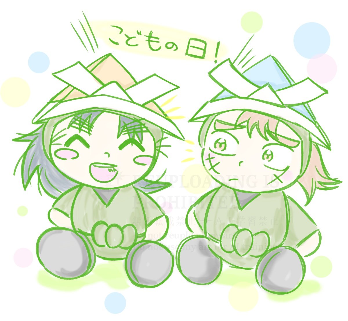 購買部のろくろ可愛すぎたので描いちゃった…！！！🤭🎏✨
#rkrn