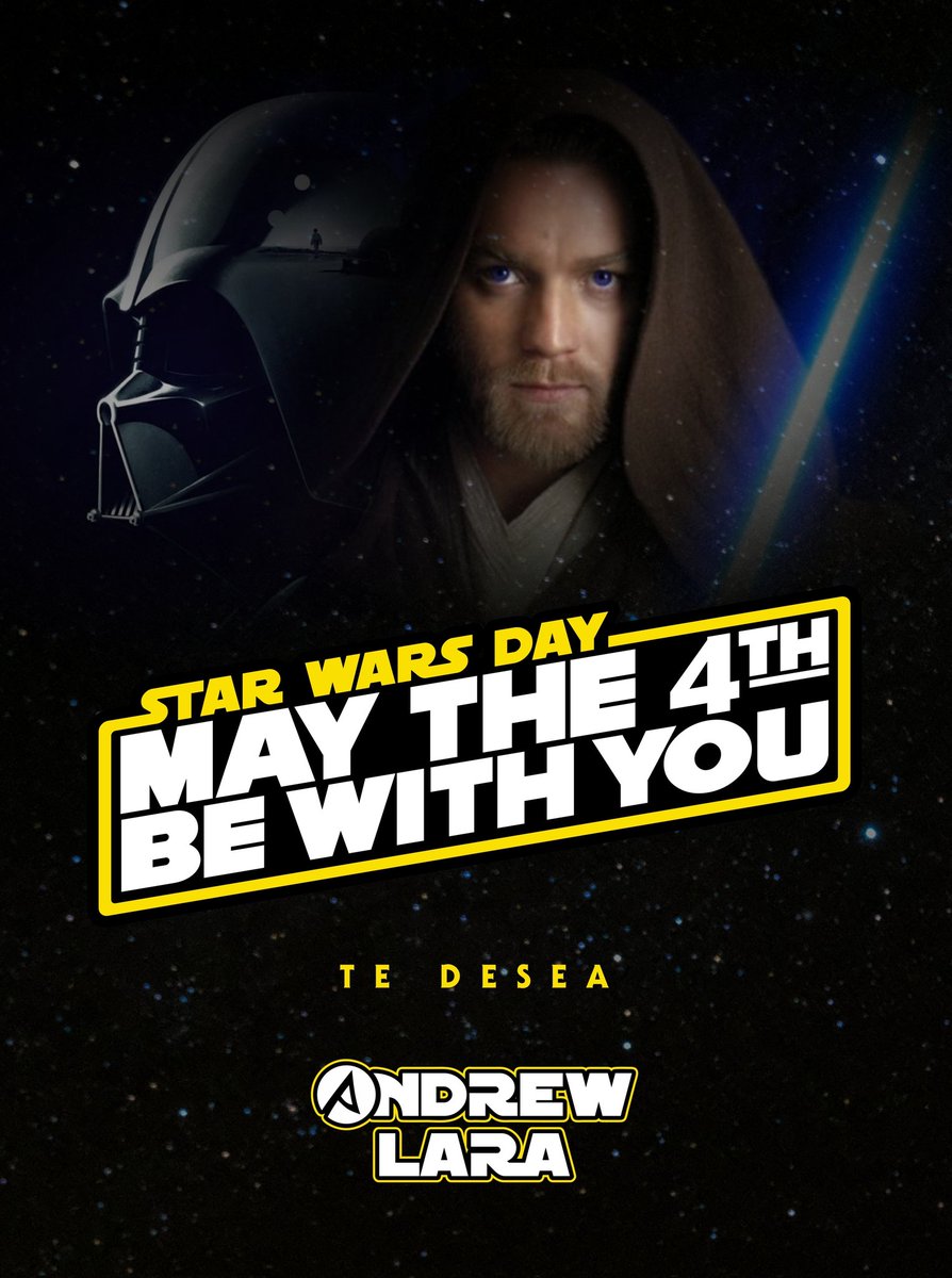 AndrewLara87's tweet photo. Es un gran día para ser fan de Star Wars.
#MayThe4thBeWithYou https://t.co/NFOWZQZ9Os